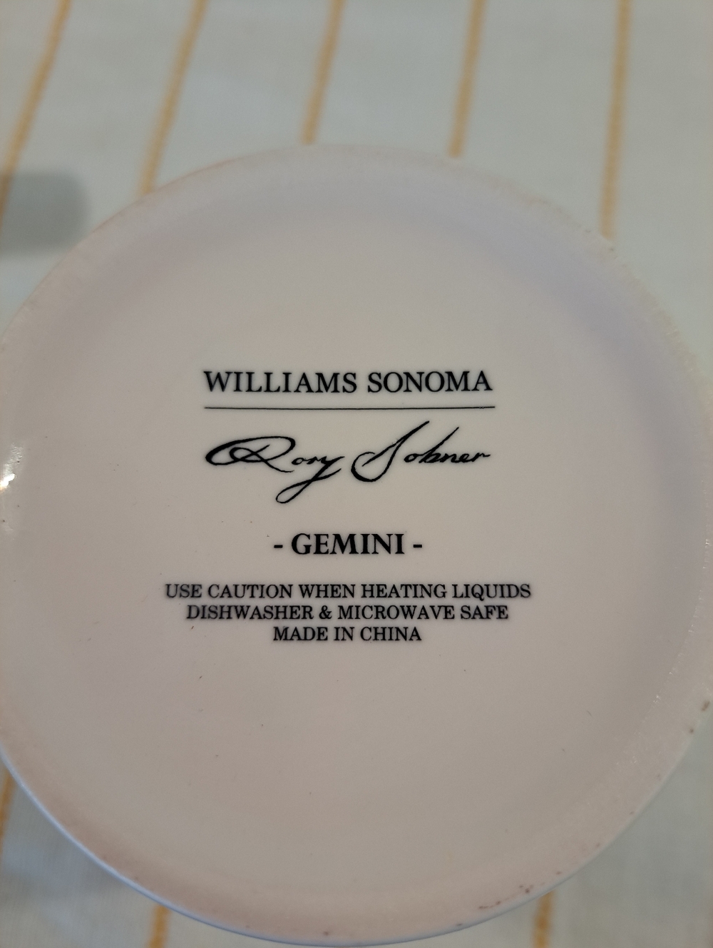 Williams Sonoma Gemini Zodiac Mug Rory Dobner Owls Astrology Coffee Tea Cup - Picture 4 of 6